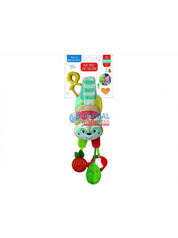 RACOON PELUCHE ON THE GO CON PINZA