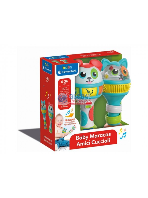 BABY MARACAS AMICI CUCCIOLI