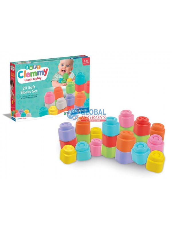 CLEMMY 20 SOFT BLOCKS SET