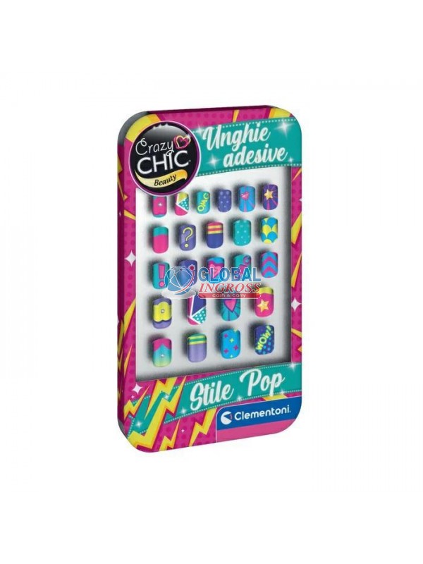 CRAZY CHIC UNGHIE ADESIVE STILE POP