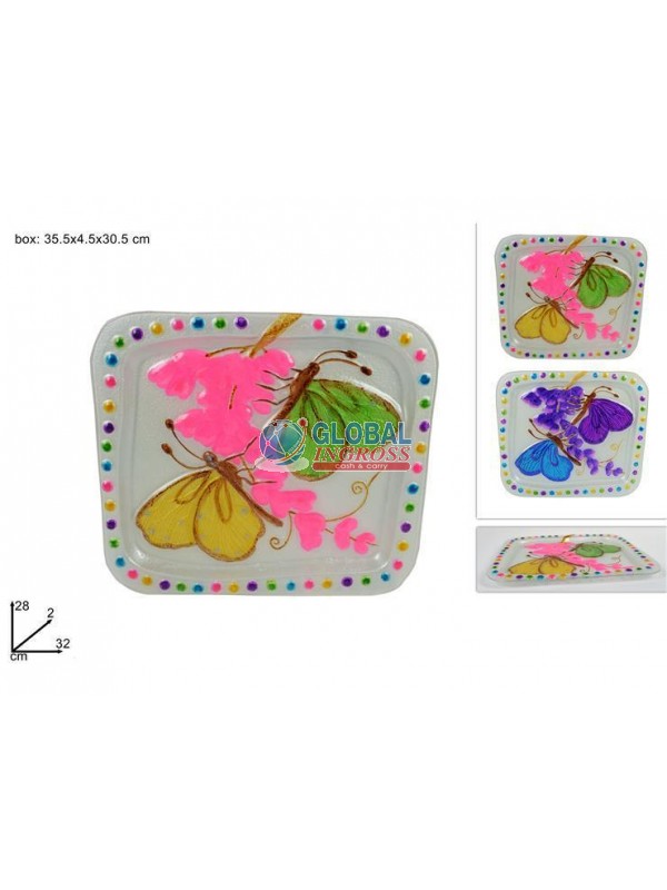 PIATTO VETRO PASQUA RETTANGOLARE