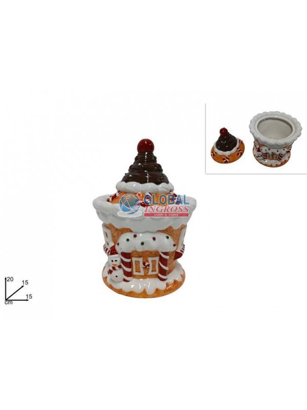 BARATTOLO DECORO BISCOTTO 20cm