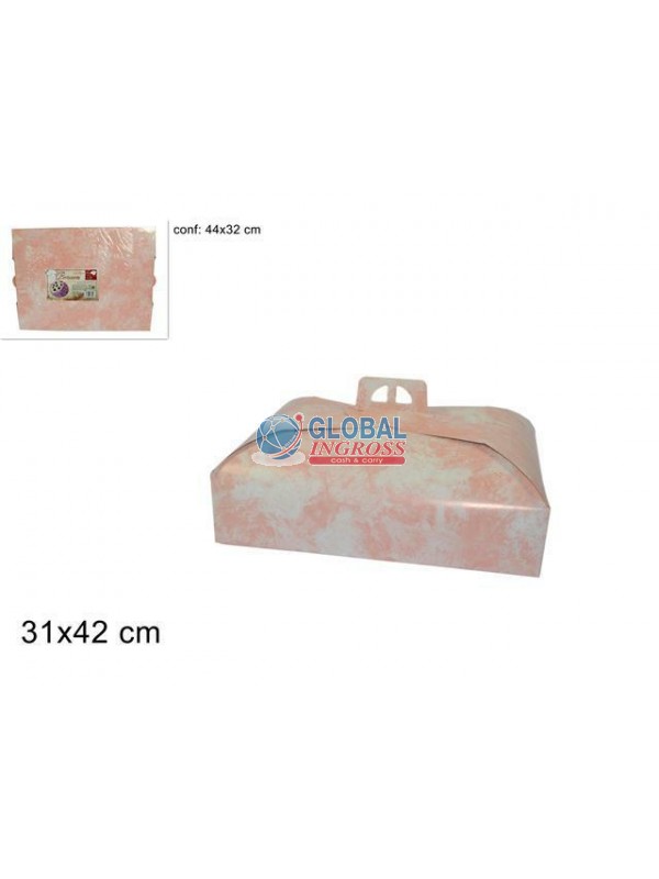 SCATOLA PORTATORTA 31x42