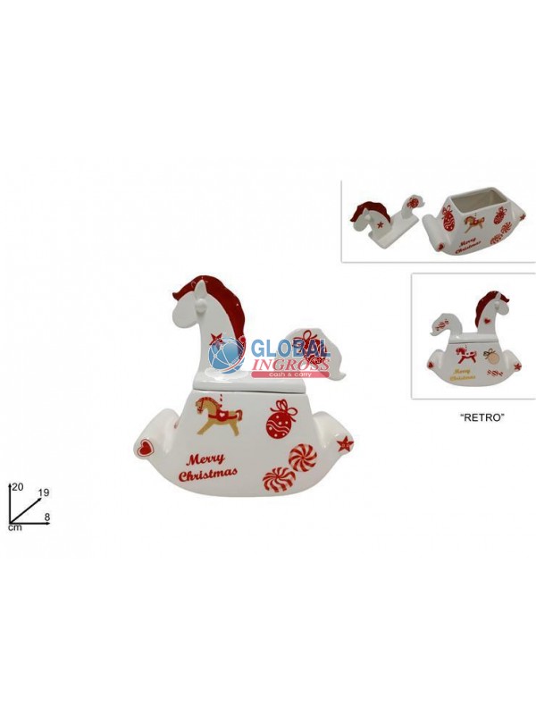 BARATTOLO CAVALLO A DONDOLO 20cm
