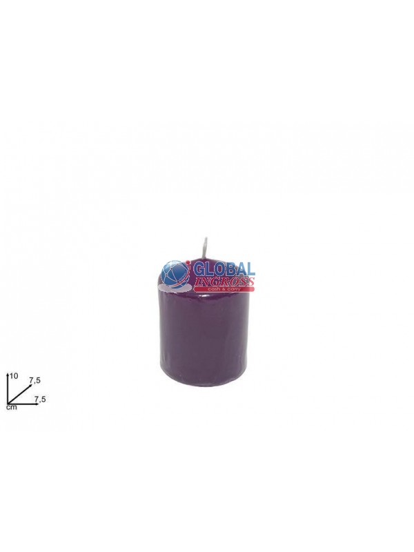 CANDELA 10x7,5cm VIOLA
