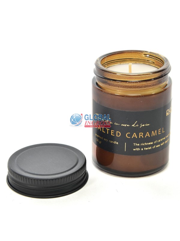 CANDELA FRAGRANZA INTENSA CARAMELLO SALATO 100gr 5,5x7,5cm