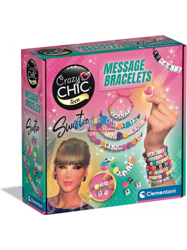CRAZY CHIC SWIFTIE MESSAGE BRACELETS