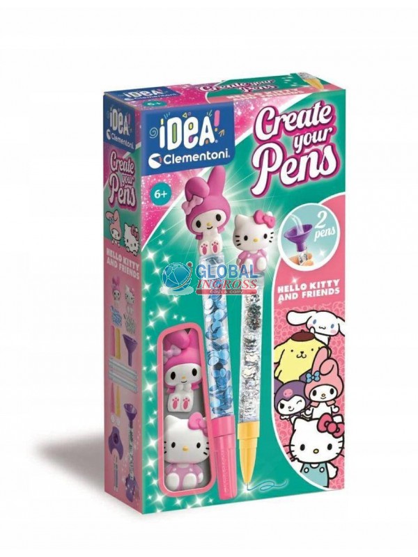 IDEA CREATE YOUR PENS: HELLO KITTY & MELODY