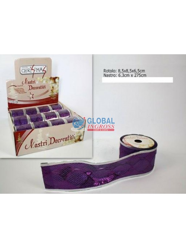 ROTOLO NASTRO VIOLA 2,7mt