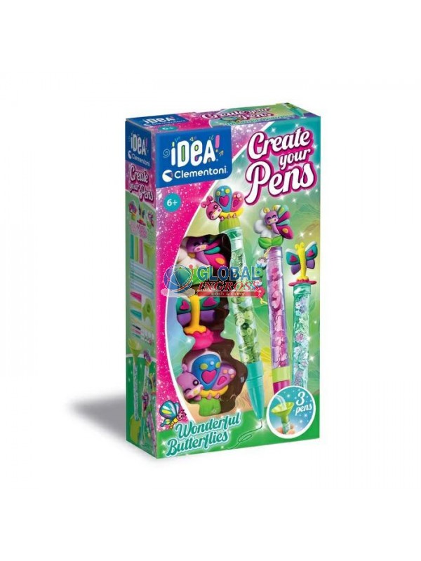 IDEA CREATE YOUR PENS: WONDERFUL BUTTERFLIES