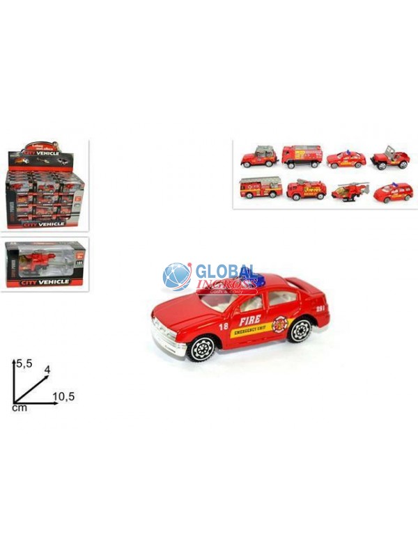 VEICOLO POMPIERI METALLO