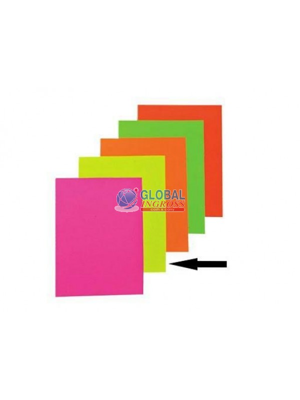 CARTONCINO 50x65 FLUO GIALLO
