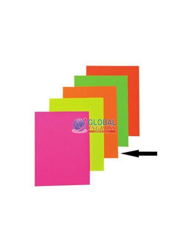 CARTONCINO 50x65 FLUO ARANCIO
