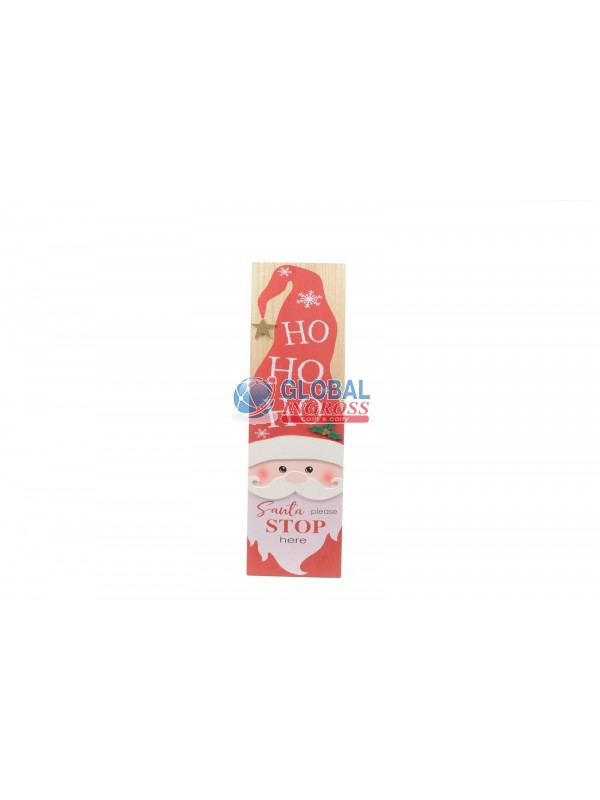 PANNELLO LEGNO BABBO NATALE 1mt