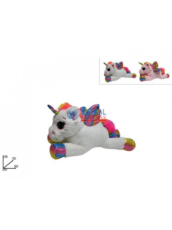 PELUCHE UNICORNO SDRAIATO 80cm ERYN