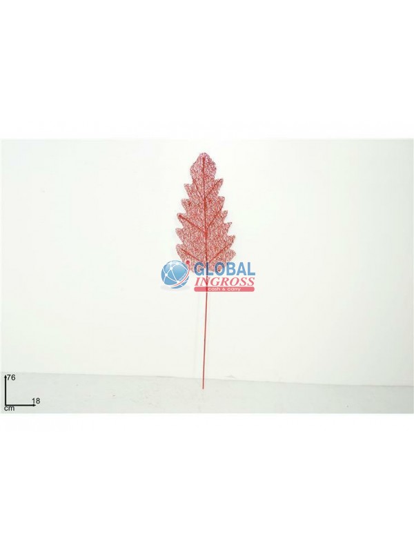 STELO C/FOGLIA ROSSO