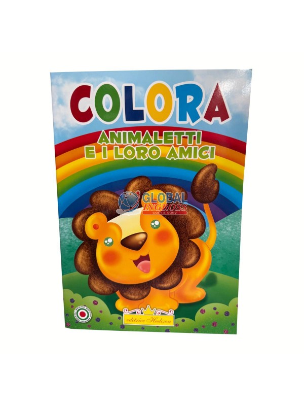 LIBRO COLORA ANIMALETTIE LORO AMICI SERIE NATURA