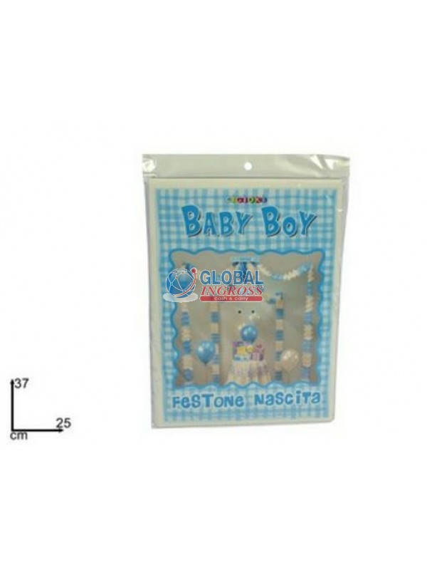 SET FESTONI NASCITA BIMBO
