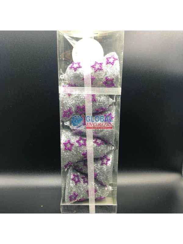 BOX 6 CAMPANE C/STELLE ARGENTO