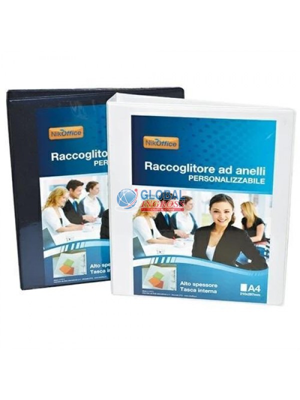 RACCOGLITORE D.65 BIANCO 4 ANELLI D PERSONALIZZABILE.