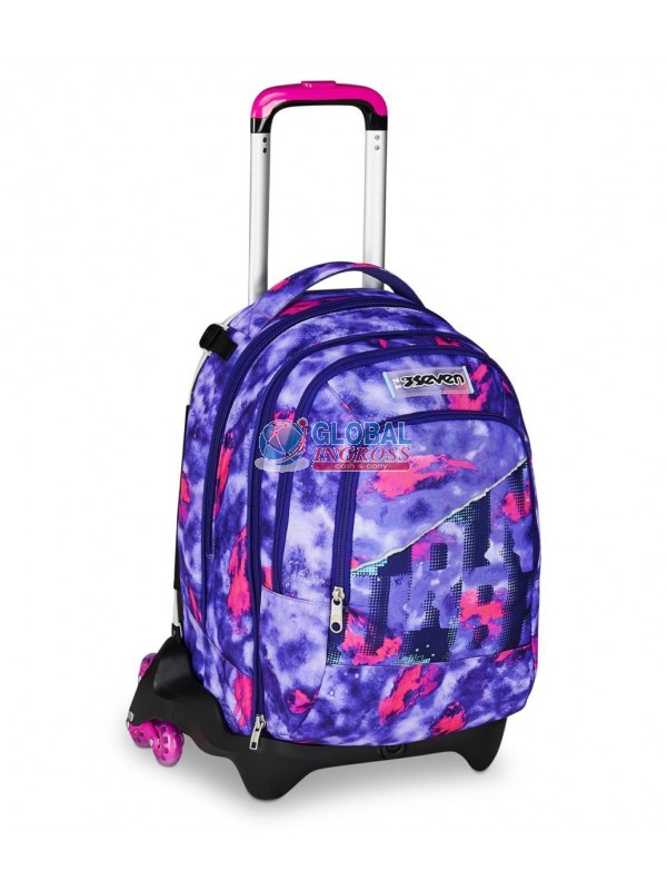 TROLLEY SEVEN JACK 3ruote SHADY DYE GIRL DETACH