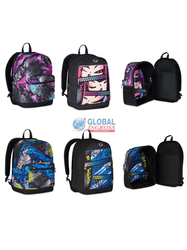 ZAINO SEVEN REVERSIBLE JAPAN MOOD C/EARPHONES WIRELESS col.ass.