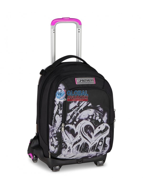 TROLLEY SEVEN JACK 8ruote DETACH PLUMPY LINE GIRL