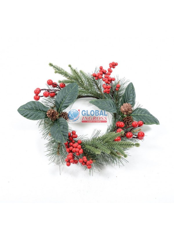 GIROCANDELA CON BACCHE D.36cm