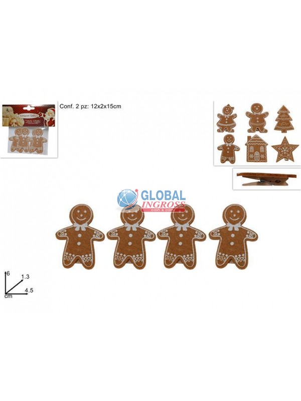 MOLLETTE NATALE BISCOTTO 4pz