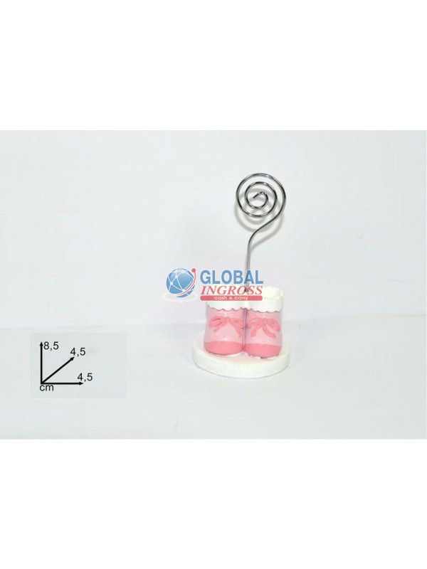 P/BIGLIETTI SCARPETTE ROSA