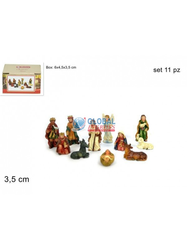 NATIVITA' MINI 3,5cm 11pz