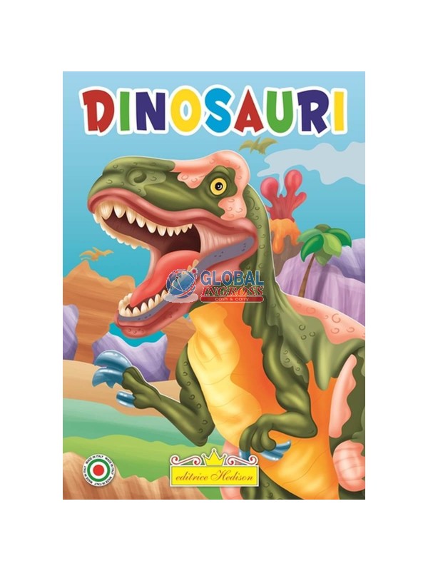 LIBRO COLORA I DINOSAURI SERIE NATURA