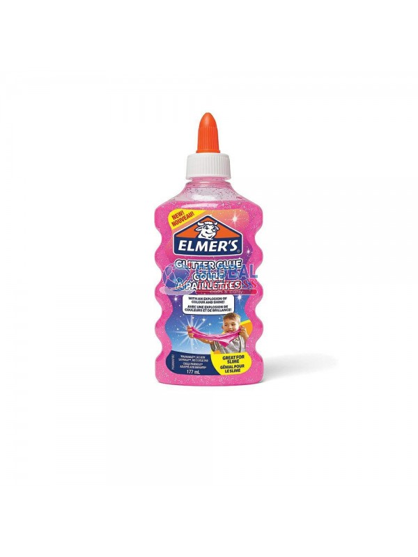 ELMER'S COLLA GLITTER ROSA 177ml