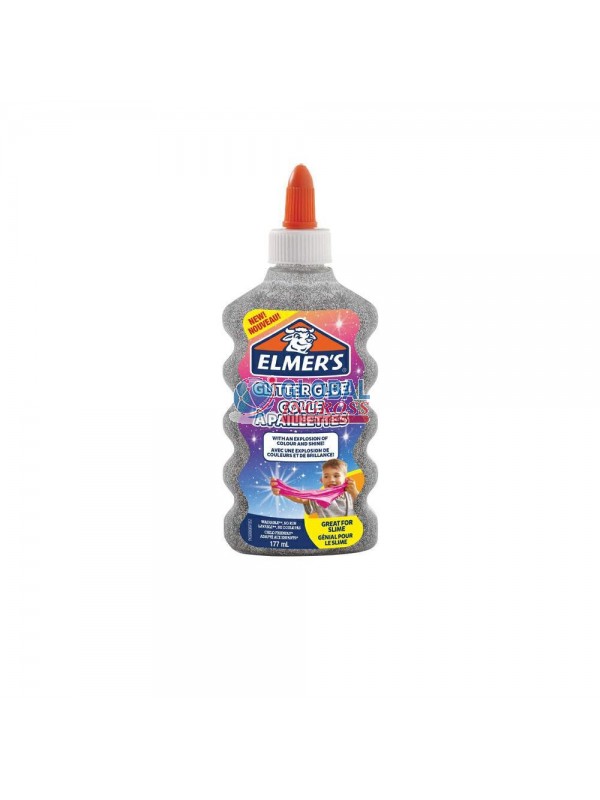 ELMER'S COLLA GLITTER ARGENTO 177ml