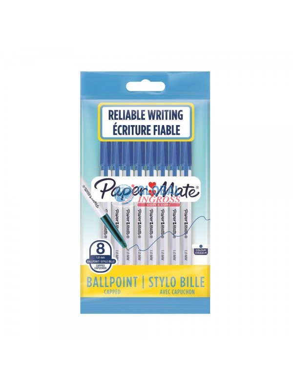 BLISTER PENNA ENTRY LINE 8pz BLU