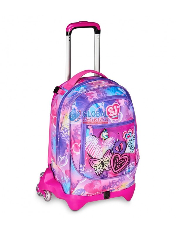 TROLLEY SEVEN JACK 3ruote TINYPATCH GIRL SJ GANG