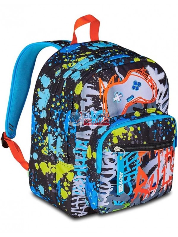 ZAINO SJ GANG EVER RULES BOY DOPPIO SCOMPARTO