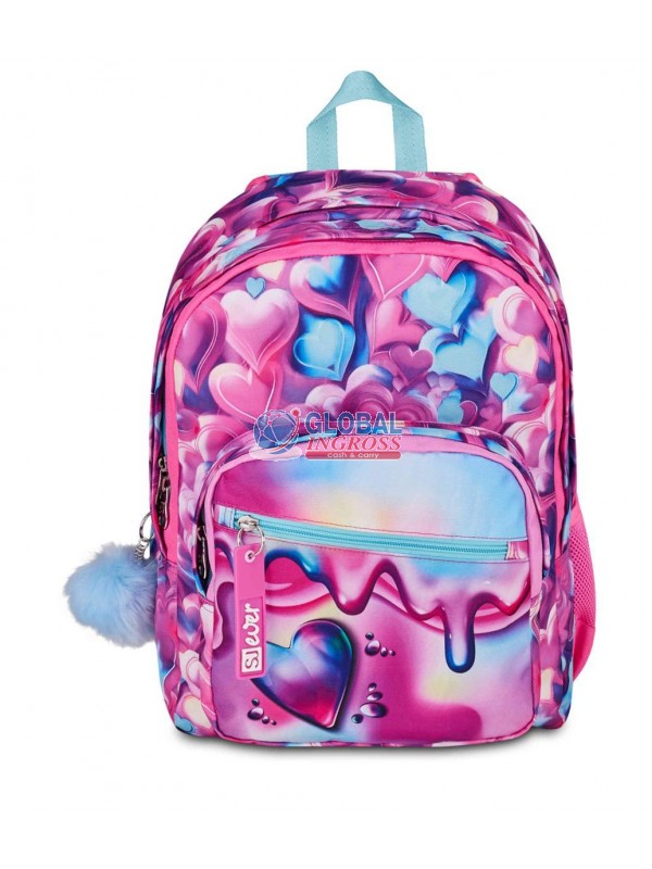 ZAINO SJ GANG EVER PINKBEAT DOPPIO SCOMPARTO