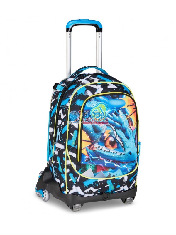 TROLLEY SEVEN JACK 8ruote SJ GANG METAL DRAGON BOY