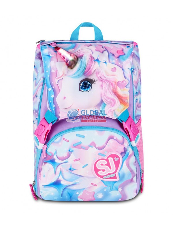 ZAINO SJ GANG SDOPP.BIGGLOW LED UNICORN GIRL