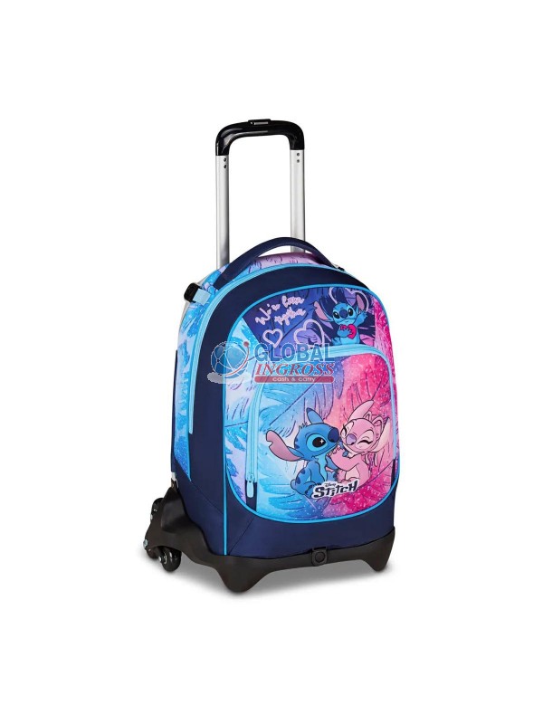 TROLLEY STITCH CUTE ANDFLUFFY LILO & STITCH JACK 3ruote