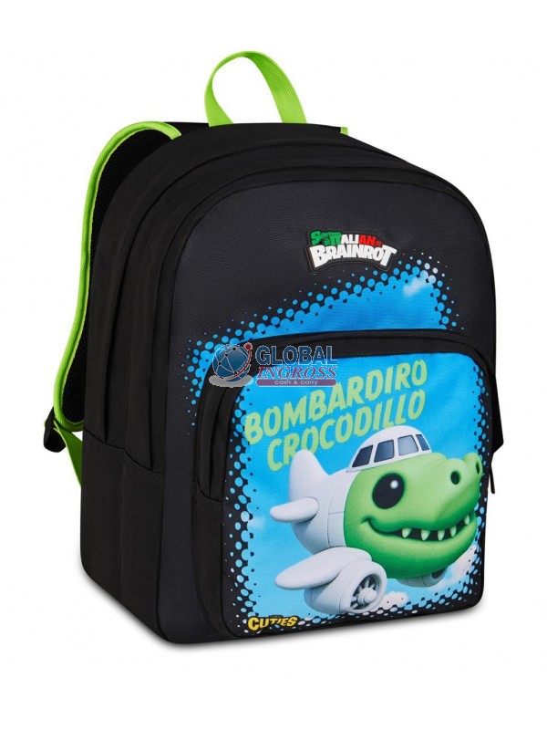 ZAINO BRAINROT BOMBARDIRO CROCODILLO SKIFIDOL
