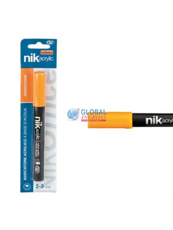 MARCATORE 2-3mm ARANCIOACRILICO
