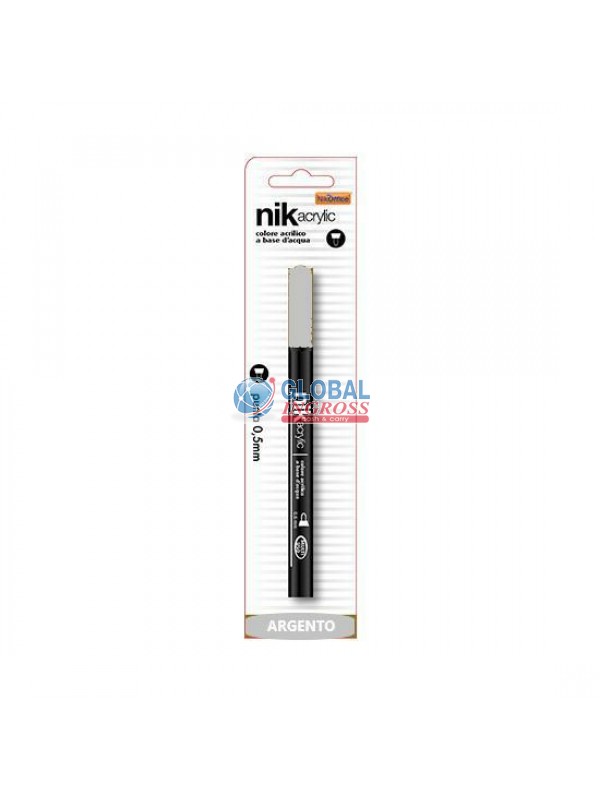 MARCATORE 0,8 ARGENTO ACRILICO