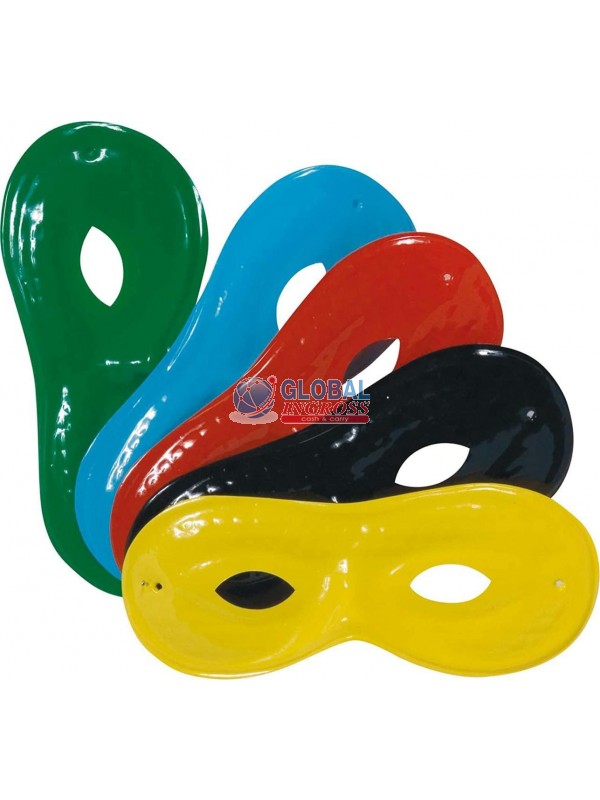 MASCHERINA PLASTICA COLORI ASS. FARFALLA