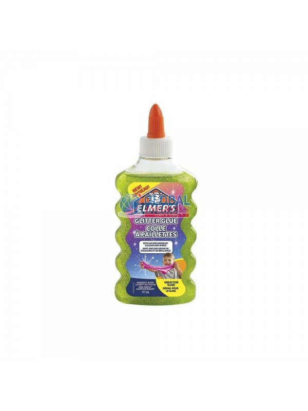 ELMER'S COLLA GLITTER VERDE 177ml