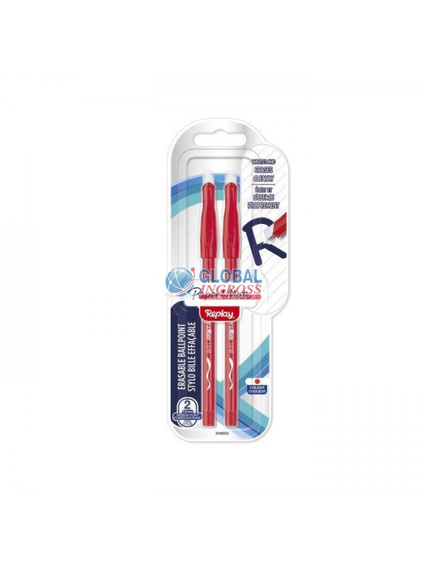 BLISTER PENNA REPLAY 2pz ROSSO