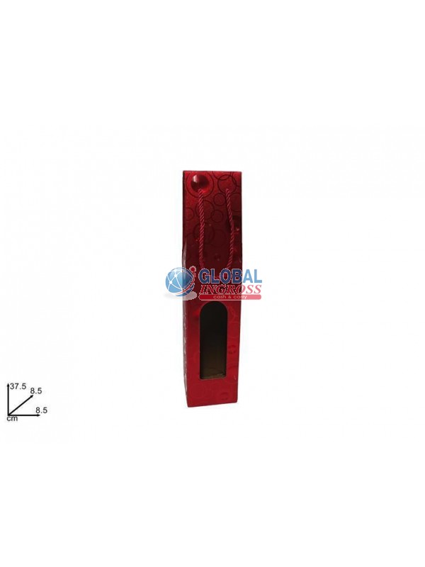 BOX P/BOTTIGLIA CERCHI ROSSO