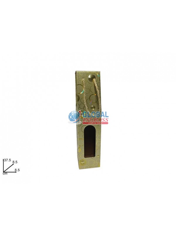 BOX P/BOTTIGLIA CERCHI ORO