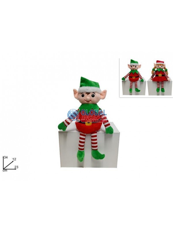 PELUCHE ELFO 34cm ASS.